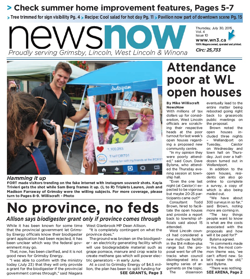 Front page July 30